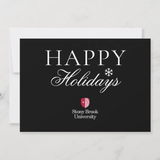 Cartão De Festividades Universidade Stony Brook | Marca nominativa