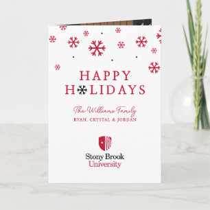 Cartão De Festividades Universidade Stony Brook Wordmark