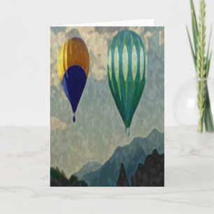 Cartão De Festividades Utah Balloons