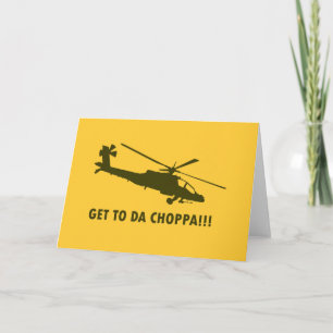 Cartão De Festividades Vá Para Da Choppa!!