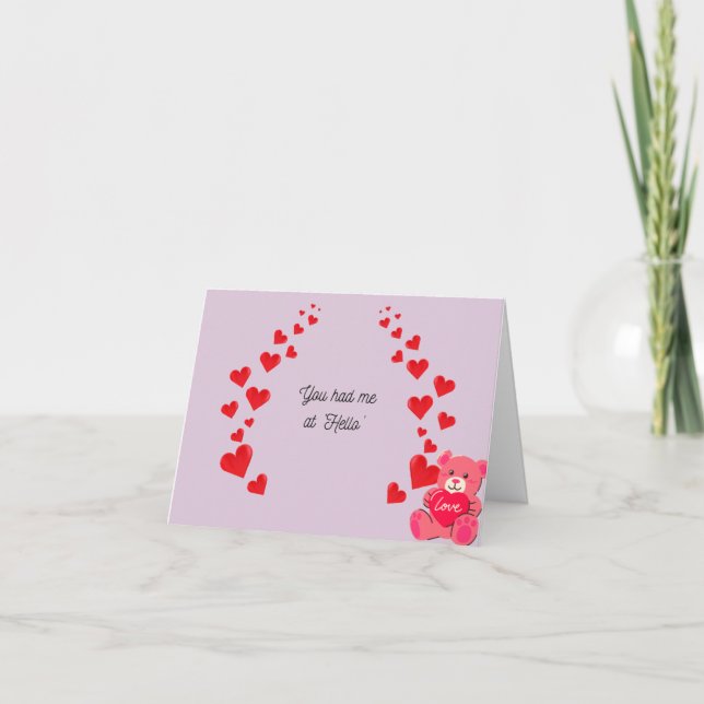 Cartão De Festividades Valentijnskaart  (Frente)