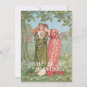 Cartão De Festividades Valentine (1876) 