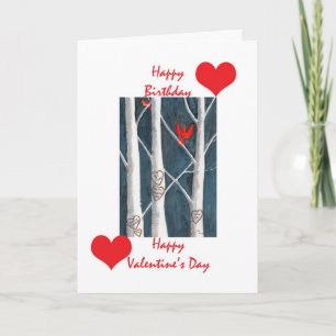 Cartão De Festividades Valentine birthday