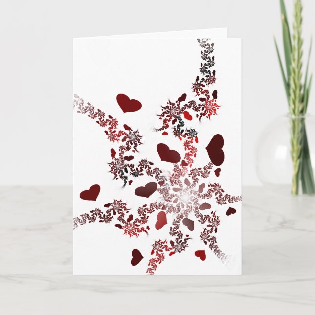 Cartão De Festividades Valentine Card (Frente)