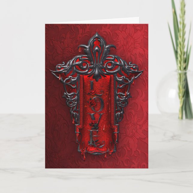 Cartão De Festividades Valentine Card (Frente)