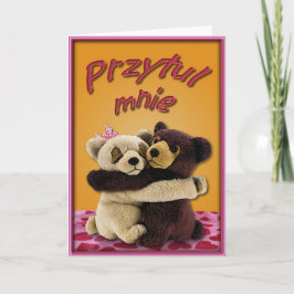 Cartão De Festividades Valentine Card in Polish