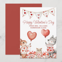 Valentine do Professor para a Turma