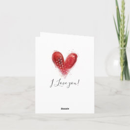 Cartão De Festividades Valentine Heart design