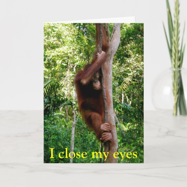 Cartão De Festividades Valentine Wildlife (Frente)