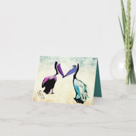 Cartão De Festividades Valentine's card Beak to Beak