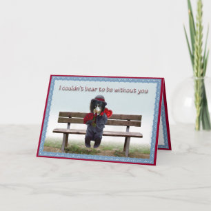 Cartão De Festividades Valentine's Day 2012 Andean Bear Foundation
