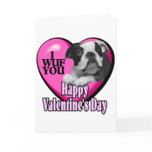 Valentines Day Boston Terrier