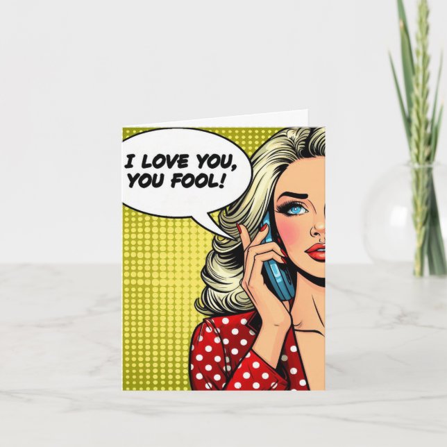 Cartão De Festividades Valentine's Day Card (Frente)