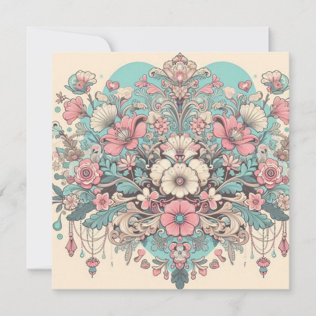 Cartão De Festividades Valentines Day Card by DarkerButOlder 5 (Frente)