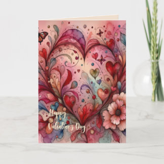 Cartão De Festividades Valentine's Day Card for Girlfriend or Boyfriend