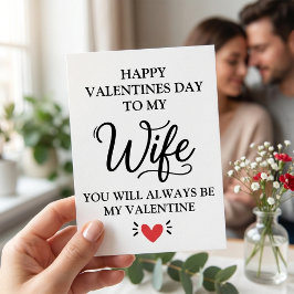 Cartão De Festividades Valentines Day Card for Wife New Mom Personalized 