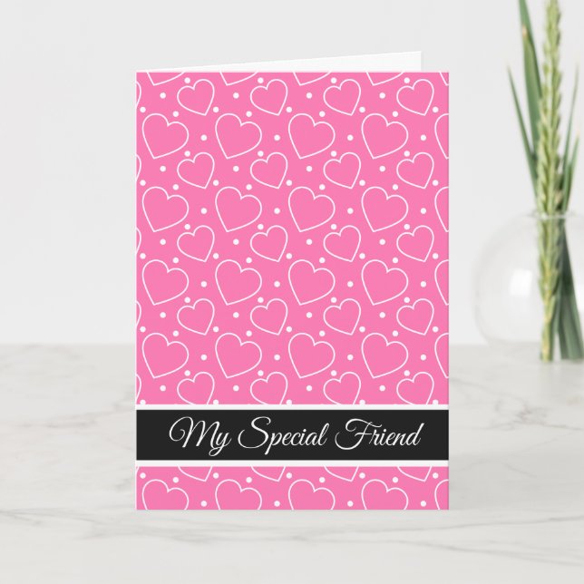 Cartão De Festividades Valentine's Day Card-My Special Friend  (Frente)