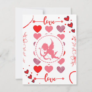 Cartão De Festividades Valentine's Day Cupid Card