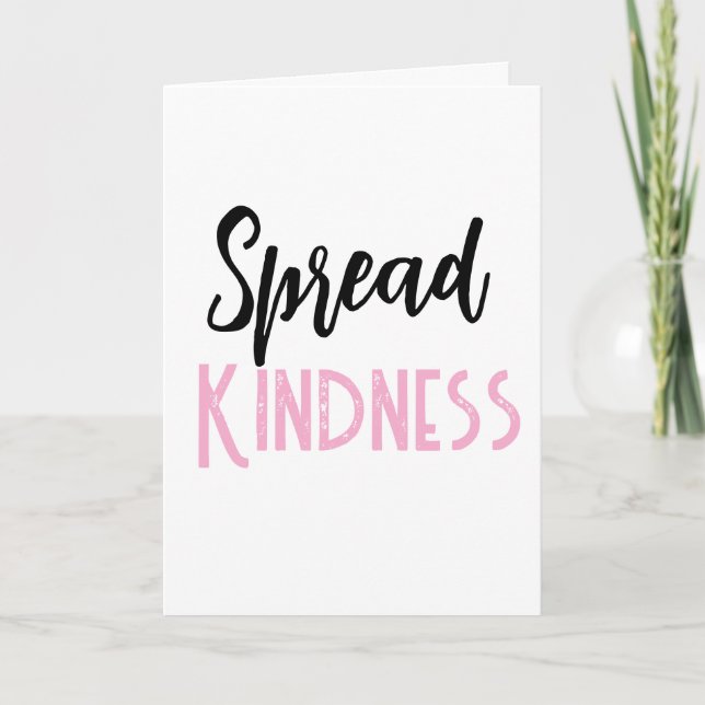 Cartão De Festividades Valentine's Day Greeting Card Spread Kindness (Frente)