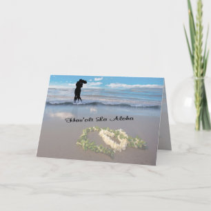 Cartão De Festividades Valentines Day - Happy Love Day - Hau'oli La Aloha