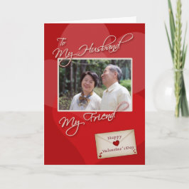 Cartão De Festividades Valentine's Day, My Husband - Photo card template