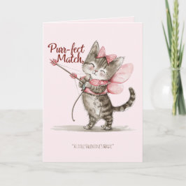 Cartão De Festividades Valentine's Day Purfect Match Funny Romantic Card