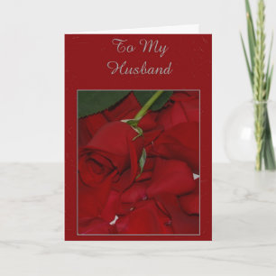 Cartão De Festividades Valentines Husband Card