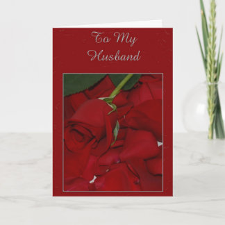 Cartão De Festividades Valentines Husband Card