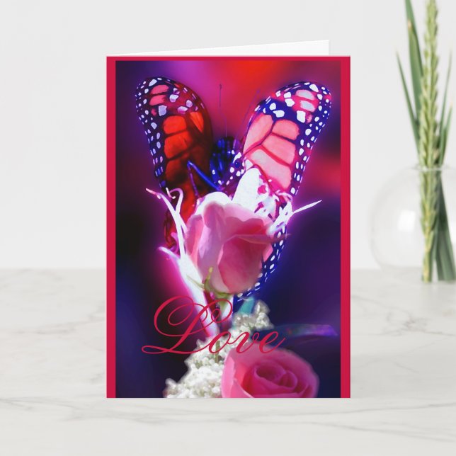 Cartão De Festividades Valentine's Love Card (Frente)