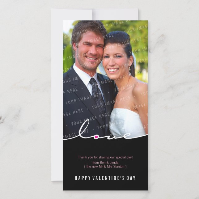 Cartão De Festividades VALENTINE'S PHOTOCARD :: love divide 3 (Frente)