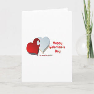 Cartão De Festividades Valentine's Puzzle