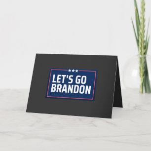 Cartão De Festividades Vamos Brandon