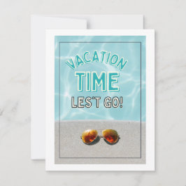 Cartão De Festividades Vamos de férias