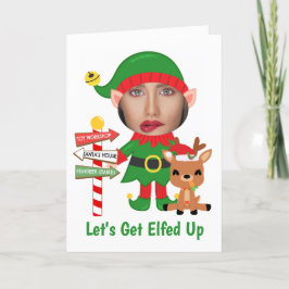 Cartão De Festividades Vamos Ficar Enfeitados Foto Humor Natal