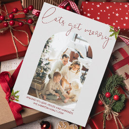 Cartão De Festividades Vamos Obter Feliz | Feriado de Natal em Arranque