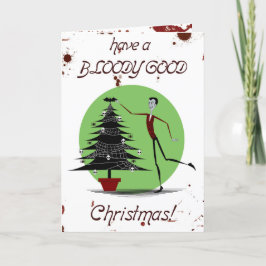 Cartão De Festividades Vampire Christmas Card