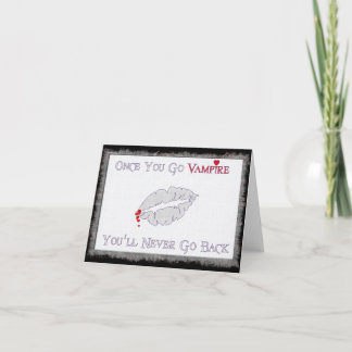 Cartão De Festividades Vampire Love