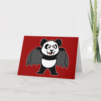 Cartão De Festividades Vampire Panda