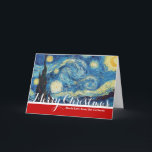 Cartão De Festividades Van Gogh Starry Night Classism Arte<br><div class="desc">Pintura de Noite Estrelada - Esta é a obra-prima Vincent Van Gogh,  The Starry Night 1889.</div>