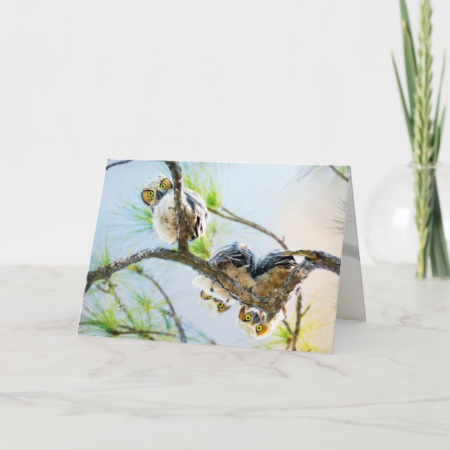 Cartão De Festividades Vazio De Bebê Bonito Ocasião (Frente)