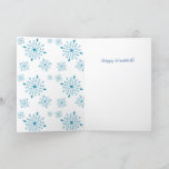 Cartão De Festividades Vazio Hannukah Card 5" X 7"<br><div class="desc">Cartão Hannukah azul e branco - vazio - 5" X 7". Transfira este design para qualquer produto que quiser.</div>