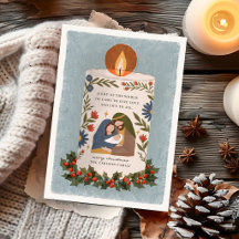 Vela Rústica da Natividade Religiosa Natalina Plan
