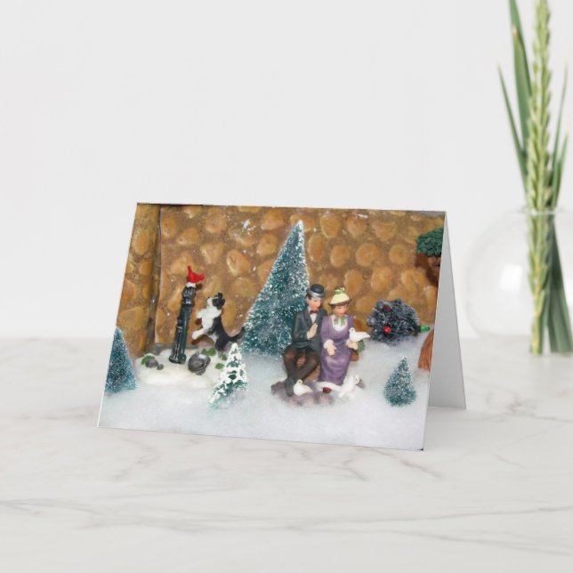 Cartão De Festividades Velho Natal Moçado (1213) - Vila de Natal (Frente)