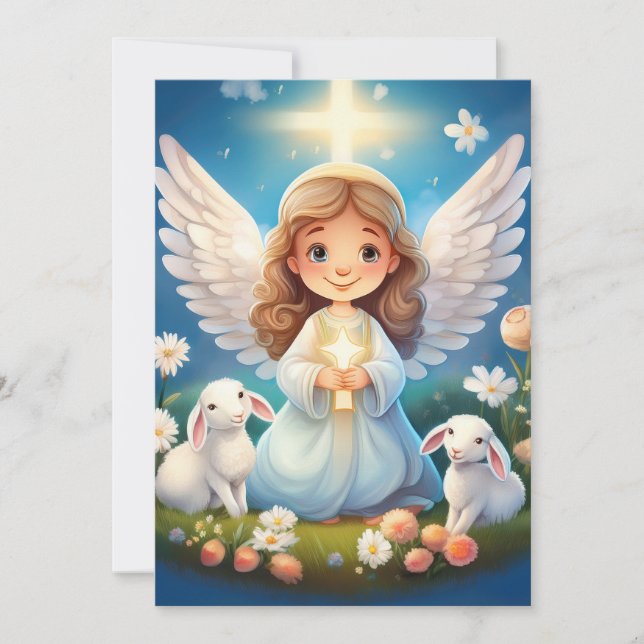 Cartão De Festividades Velikonočne voščilnice z verskim sporočilom (Frente)