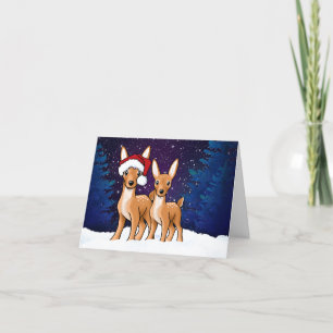 Cartão De Festividades Vendedor de Natal KiniArt