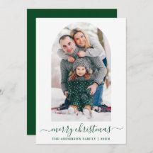 Verde de Natal do Arco de Fotografias da Caligrafi