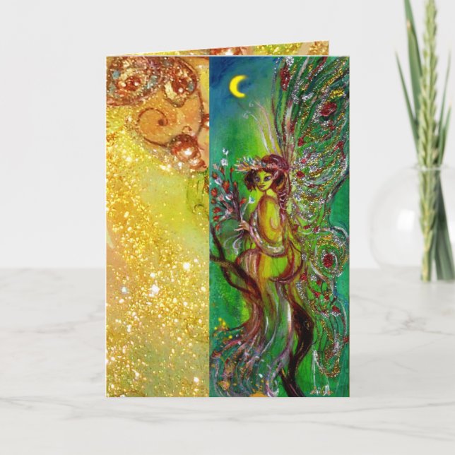 CARTÃO DE FESTIVIDADES VERDE FAIRY (Frente)