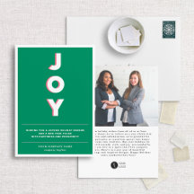 Verde profissional e moderna empresa branca