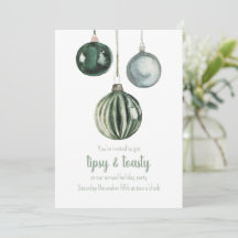 Verdes Vintage Ornament Tipsy & Toasty Party