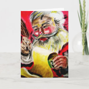 Cartão De Festividades "Verificando sua lista"